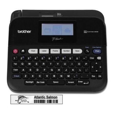 Brother Brother P-Touch Versatile, PC-Connectable Label Maker, Black PTD450